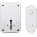 Byron DBY-22313 Trådløst dørklokkesett - EU-plugg - Hvit