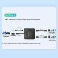 C-HD019 USB-C-bidireksjonell bryter – 8K/10 Gbps/100W – svart