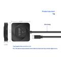 C-HD019 USB-C-bidireksjonell bryter – 8K/10 Gbps/100W – svart