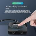 C-HD019 USB-C-bidireksjonell bryter – 8K/10 Gbps/100W – svart