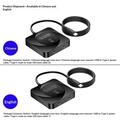 C-HD019 USB-C-bidireksjonell bryter – 8K/10 Gbps/100W – svart