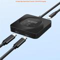 C-HD019 USB-C-bidireksjonell bryter – 8K/10 Gbps/100W – svart