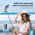 C10 Gimbal Stabilizer Selfie Stick med AI ansiktssporing - svart / rød