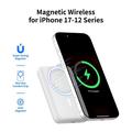 C1030 10000mAh magnetisk powerbank med 20W USB-C-hurtiglading - hvit