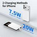 C1030 10000mAh magnetisk powerbank med 20W USB-C-hurtiglading - hvit
