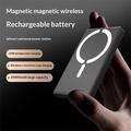 C26 10000mAh magnetisk powerbank med 18W USB-C-hurtiglading - svart