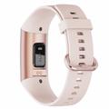 C80 1.1" AMOLED-skjerm Smartarmbånd for kroppstemperatur med puls-, blodtrykks- og oksygenmåling - gull/rosa