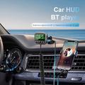 C80 6-i-1 HUD-skjerm til bil med Bluetooth 5.3 og FM-sender - svart