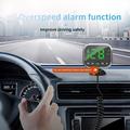 C80 6-i-1 HUD-skjerm til bil med Bluetooth 5.3 og FM-sender - svart