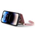 Caseme C20 Lomme med Glidelås iPhone 14 Pro Max Hybrid-deksel - Rosa