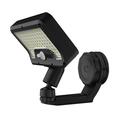 CCP0144 Solcelledrevet vegglampe med 92 LED-pærer og bevegelsessensor - IP65 - Hvitt lys
