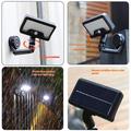 CCP0144 Solcelledrevet vegglampe med 92 LED-pærer og bevegelsessensor - IP65 - Hvitt lys