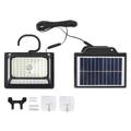 CCP087 190 LED-solcellelampe til hagen med bevegelsessensor - hvitt lys