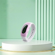 CES Mikrostrøms søvnhjelp-armbånd med 3 moduser og automatisk timer - Rosa