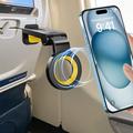 CH21 Bærbar, sammenleggbar magnetisk telefonholder for fly-/togbord