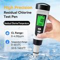 CL-M21 Digital klor- og vanntemperaturmåler - hvit