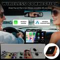 CP030-3 2-i-1 trådløs CarPlay- og Android Auto-adapter - oransje / svart