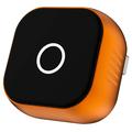 CP031-1 2-i-1 trådløs CarPlay- og Android Auto-adapter - oransje / svart