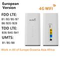 CPF101-E8 4G LTE WiFi-ruter / mobil SIM-kort-hotspot med 3 LAN-porter
