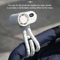 CYKE F28 mini-vifte med fleksible «blekksprutben» - hvit