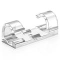 CableCreation Selvklebende kabelholder/organisator - 50 stk. - Transparent