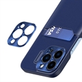CamStand iPhone 14 Pro Deksel med Kortlomme - Mørkeblå