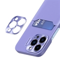 CamStand iPhone 14 Pro Deksel med Kortlomme - Lilla