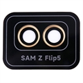 Samsung Galaxy Z Flip5 Kamera Linse Beskyttelse Herdet Glass - Gull