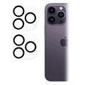 iPhone 14 Pro/14 Pro Max Kamera Linse Beskyttelse Herdet Glass -  2 Stk. - Svart