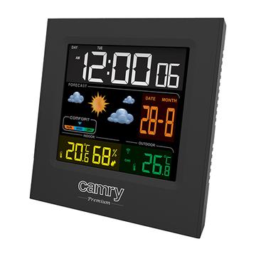 Camry CR 1166 værstasjon med ekstern sensor - svart