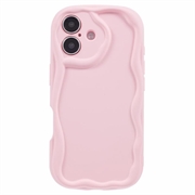 iPhone 16 Candy Color Wavy TPU-deksel