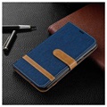 Canvas Diary Series Samsung Galaxy M10 Lommebok-deksel (Åpen Emballasje - Utmerket) - Mørkeblå