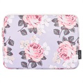 CanvasArtisan Floral Universell Laptop-sleeve - 13" - Grå