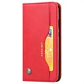 Kortsett-serien Samsung Galaxy A20e Lommebok-deksel - Rød