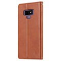 Kortsett-serie Samsung Galaxy Note9 Lommebok-deksel - Brun