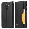 Kortsett-serien Xiaomi Pocophone F1 Lommebok-deksel - Svart