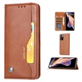 Card Set Series Xiaomi Redmi Note 11 Pro/Note 11 Pro+ Lommebok-deksel - Brun