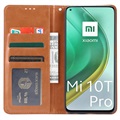 Card Set Series Xiaomi Mi 10T 5G/10T Pro 5G Lommebok-deksel - Brun