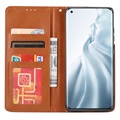 Card Set Series Xiaomi Mi 11 Lite 5G Lommebok-deksel - Brun