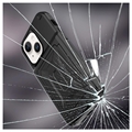iPhone 14 Hybrid-deksel med Speil og Kortholder - Svart