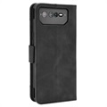 Asus ROG Phone 6/6 Pro Lommebok-deksel med Kortholder - Svart