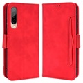 Cardholder-serien HTC Desire 22 Pro Lommebok-deksel - Rød