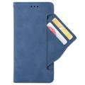 Motorola Edge 30 Neo Lommebok-deksel med Kortholder - Blĺ