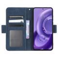 Motorola Edge 30 Neo Lommebok-deksel med Kortholder - Blĺ