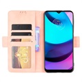 Motorola Moto E20 Lommebok-deksel med Kortholder - Rosa