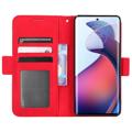 Motorola Moto S30 Pro/Edge 30 Fusion Lommebok-deksel med Kortholder - Rřd