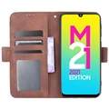 Cardholder-serien Samsung Galaxy M21 2021 Lommebok-deksel - Brun