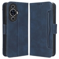 Huawei Nova 11 Pro/11 Ultra Lommebok-deksel med Kortholder - Blĺ
