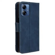 Motorola Moto G14 Lommebok-deksel med Kortholder - Blĺ