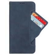 Motorola Moto G14 Lommebok-deksel med Kortholder - Blĺ